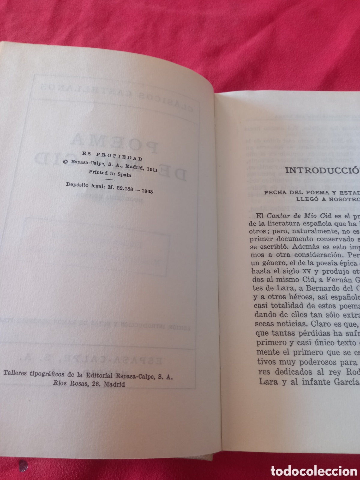 Libros de segunda mano: Poema del mio cid. Anonimo. - Foto 4