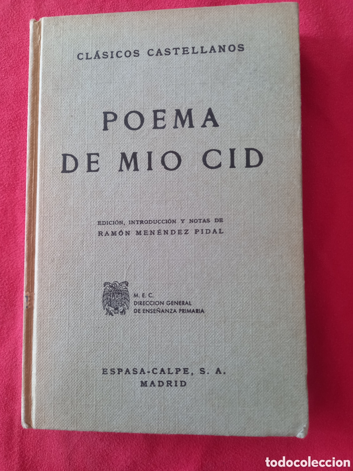 Libros de segunda mano: Poema del mio cid. Anonimo. - Foto 1