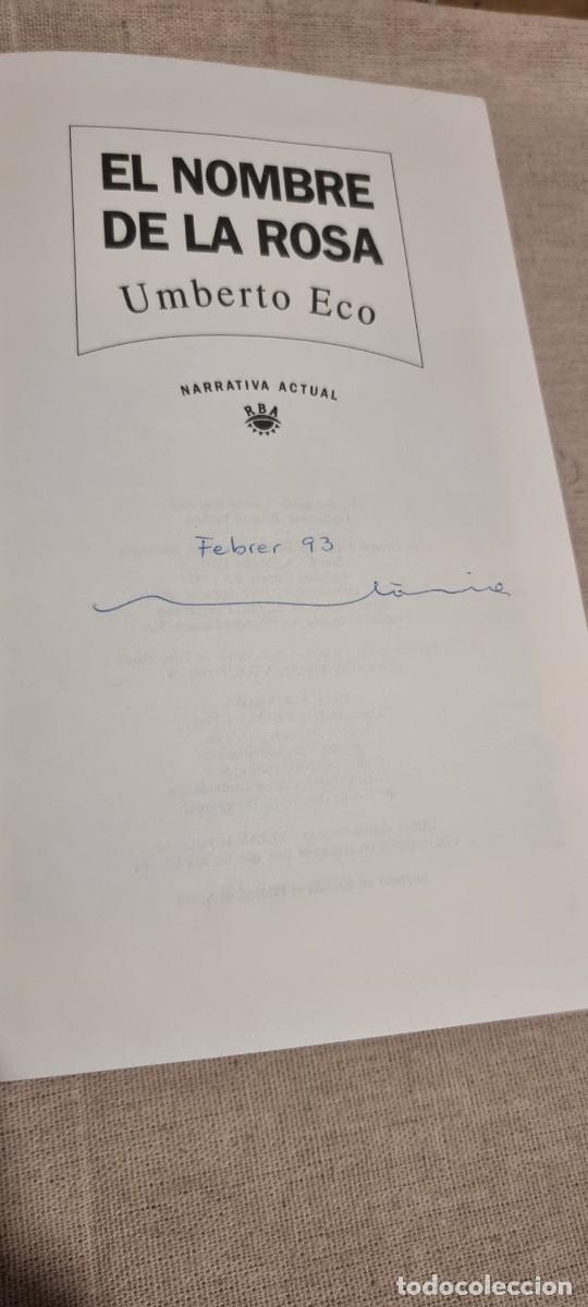 Libros de segunda mano: El nombre de la rosa - Umberto Eco - Foto 2