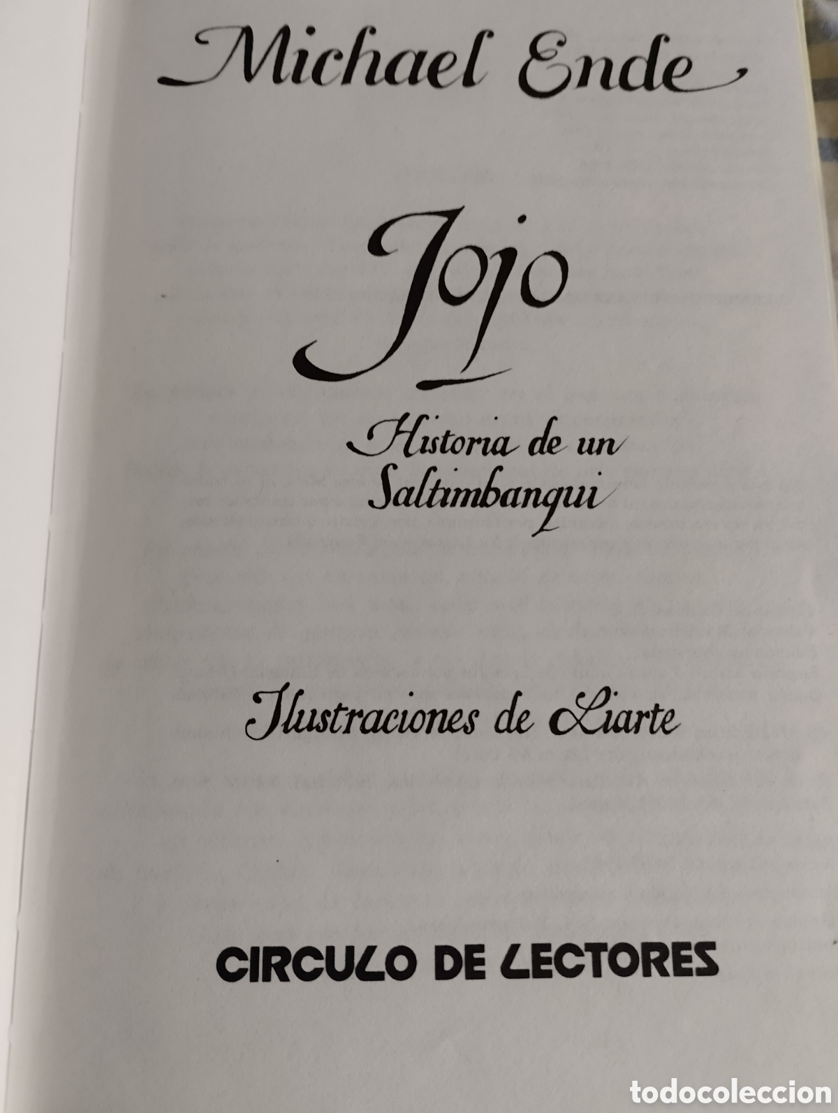 Libros de segunda mano: &rdquo;JoJo&rdquo;. Historia de un Saltimbanqui&rdquo;.Michael Ende. - Foto 3