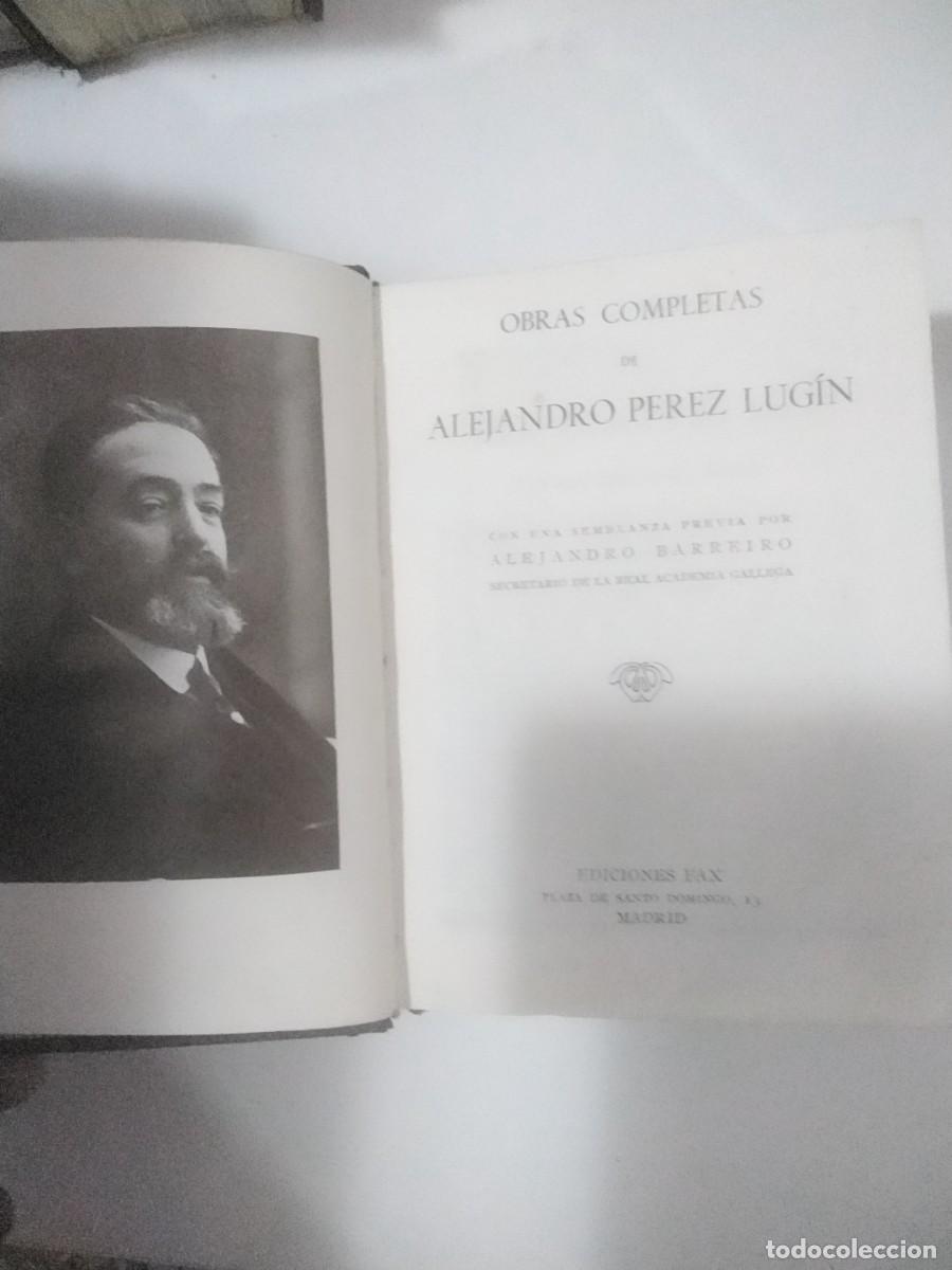 Libros de segunda mano: Obras completas de Alejandro P&eacute;rez lugin 1945 - Foto 3