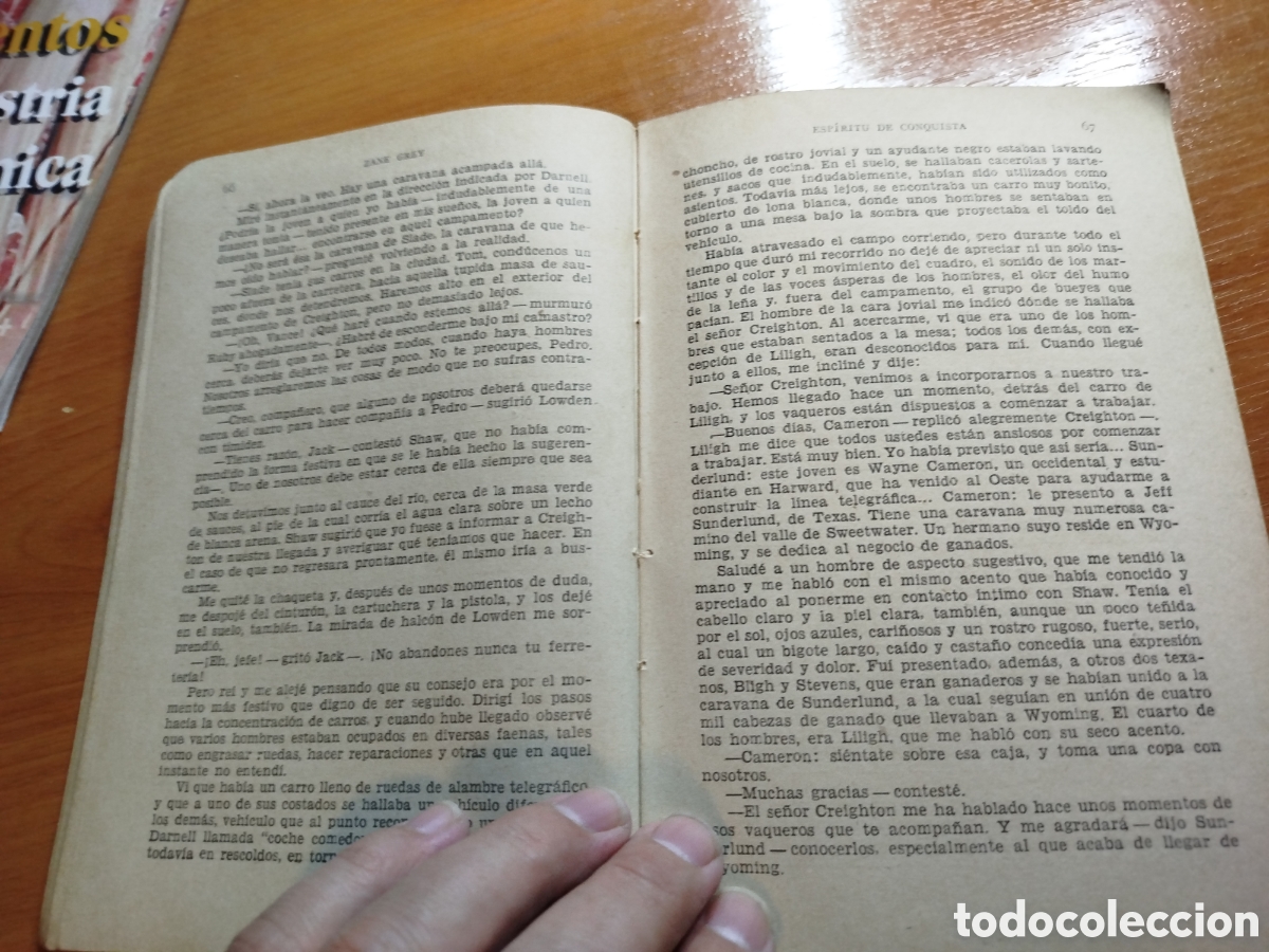 Libros de segunda mano: Esp&iacute;ritu de conquista. Zane grey - Foto 2