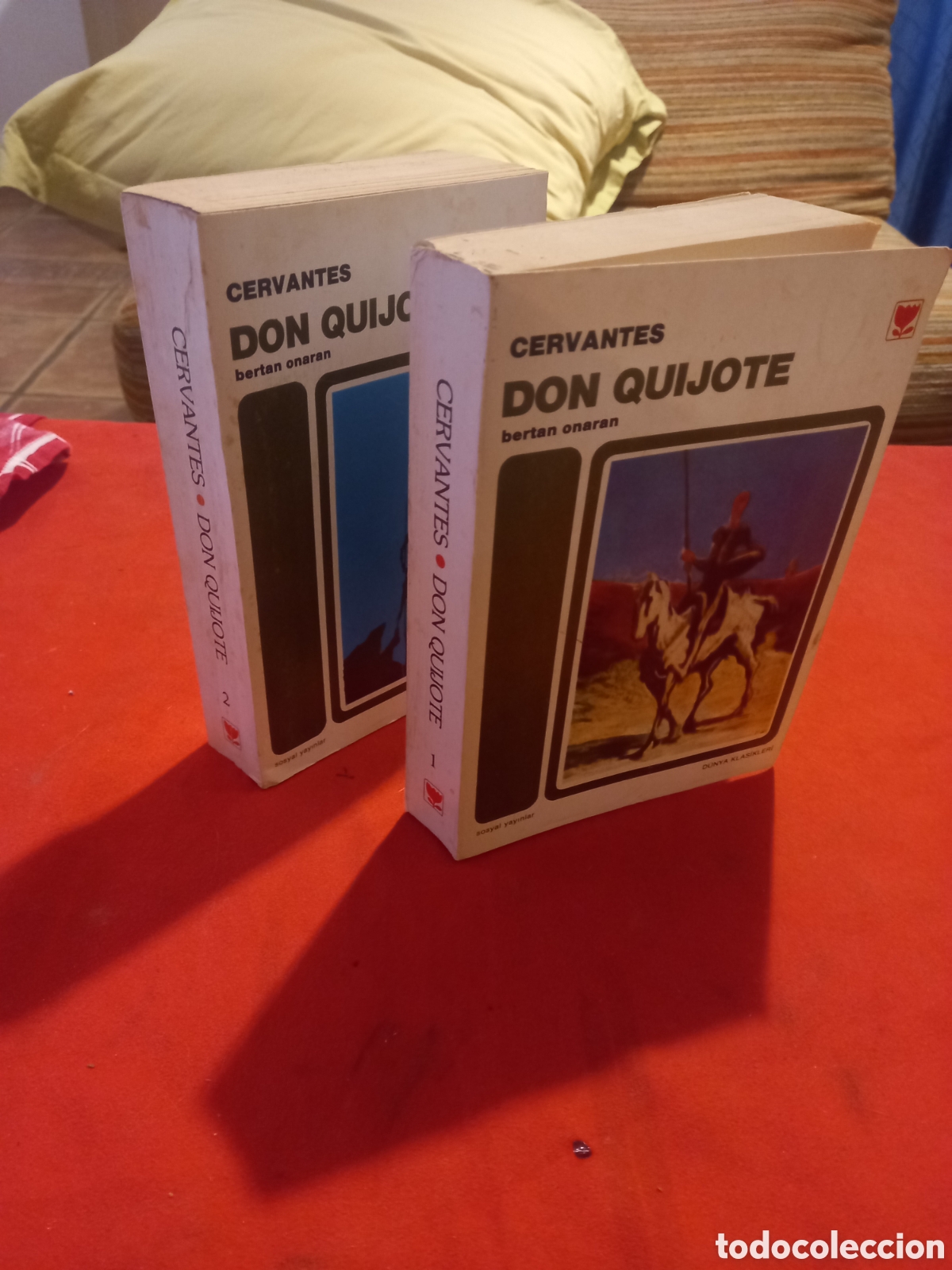 Libros de segunda mano: Don Quijote. Edici&oacute;n en turco. Dos tomos. - Foto 2