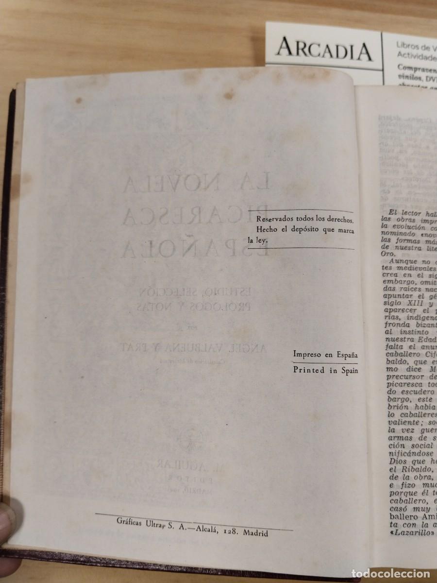 Libros de segunda mano: La Novela Picaresca - Aguilar (1943) - Foto 7