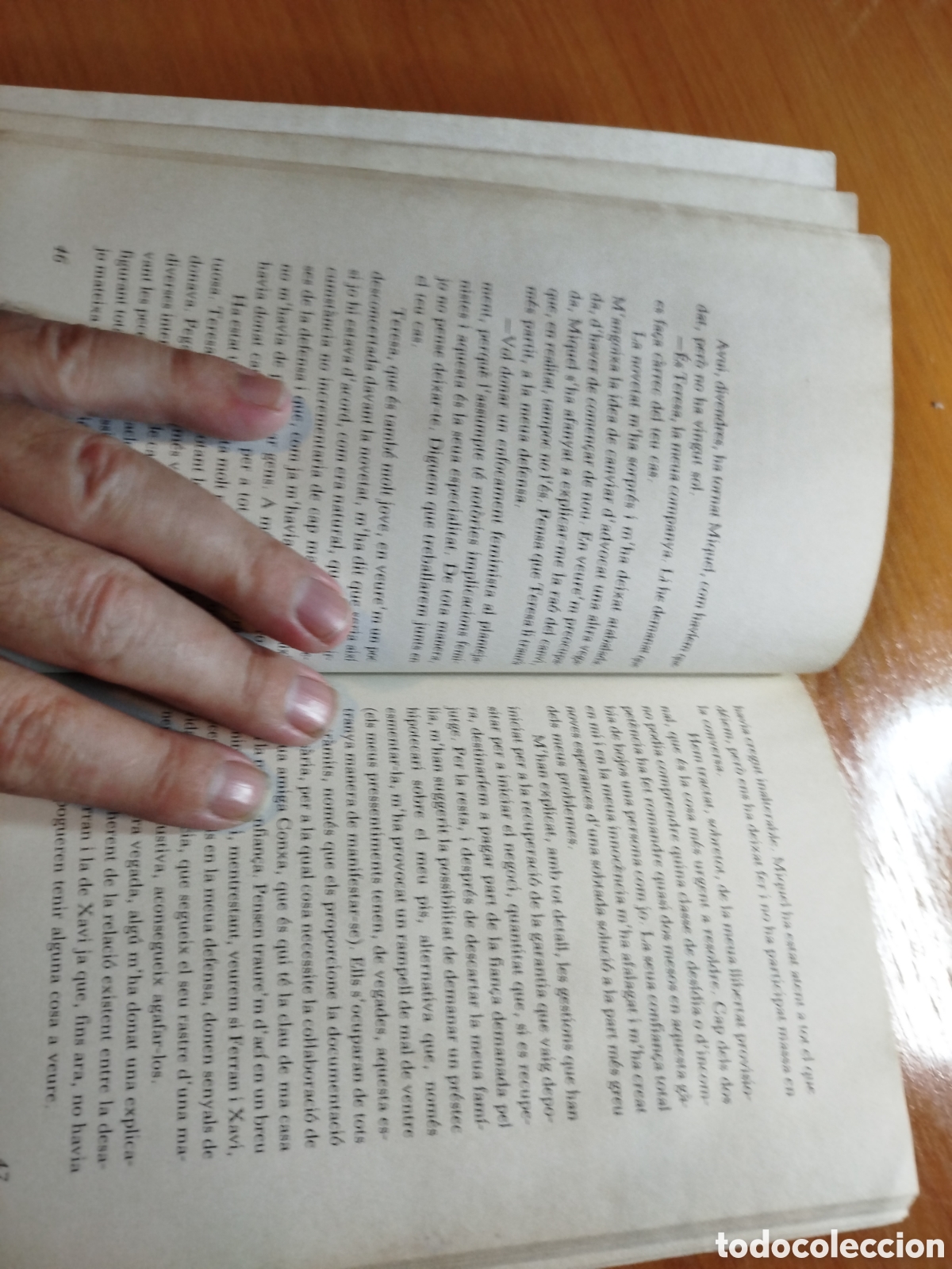 Libros de segunda mano: Potser a setembre. Angels moreno. Novela en catal&aacute;n - Foto 3