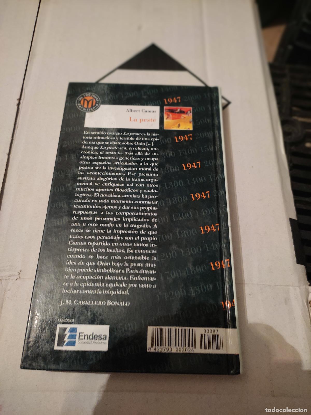 Libros de segunda mano: La Peste Albert Cam&uacute;s Ed. El Mundo 1999 - Foto 4