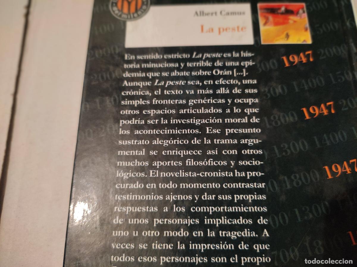 Libros de segunda mano: La Peste Albert Cam&uacute;s Ed. El Mundo 1999 - Foto 5