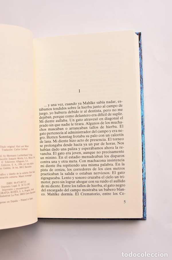 Libros de segunda mano: El gato y el rat&oacute;n - GRASS, G&uuml;nter - Foto 3