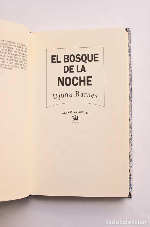 Libros de segunda mano: El bosque de la noche - BARNES, Djuna - Foto 2