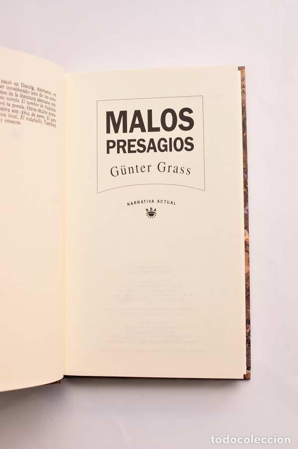 Libros de segunda mano: Malos presagios - GRASS, G&uuml;nter - Foto 2