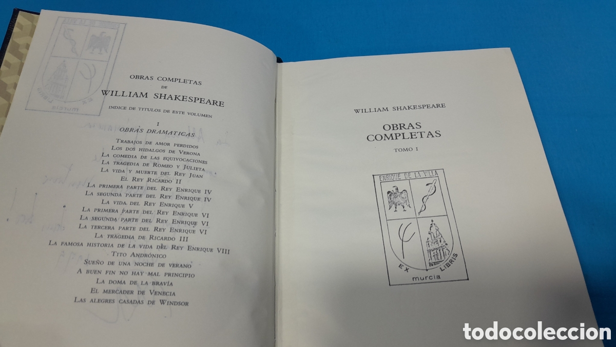 Libros de segunda mano: WILLIAM SHAKESPEARE - OBRAS COMPLETAS I Y II - EDICIONES AGUILAR - Foto 4