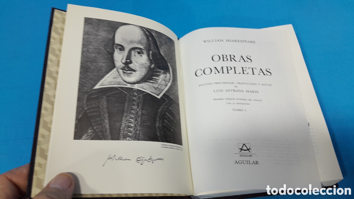 Libros de segunda mano: WILLIAM SHAKESPEARE - OBRAS COMPLETAS I Y II - EDICIONES AGUILAR - Foto 5