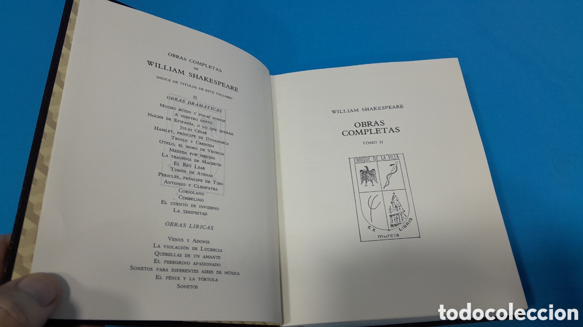 Libros de segunda mano: WILLIAM SHAKESPEARE - OBRAS COMPLETAS I Y II - EDICIONES AGUILAR - Foto 7