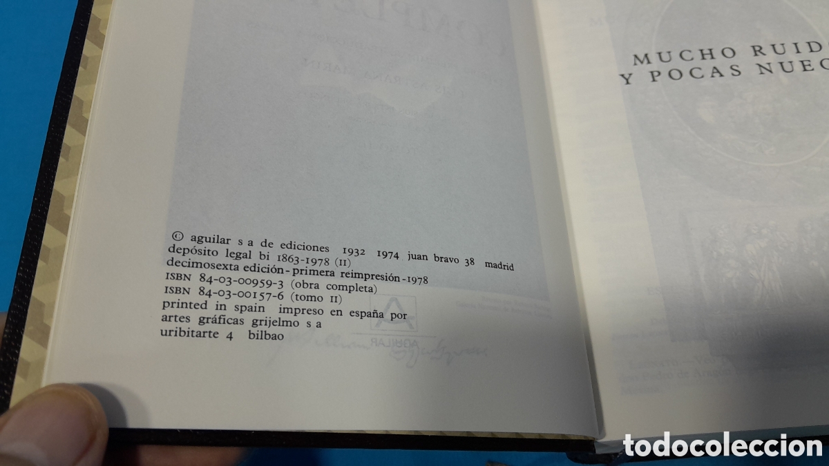 Libros de segunda mano: WILLIAM SHAKESPEARE - OBRAS COMPLETAS I Y II - EDICIONES AGUILAR - Foto 9