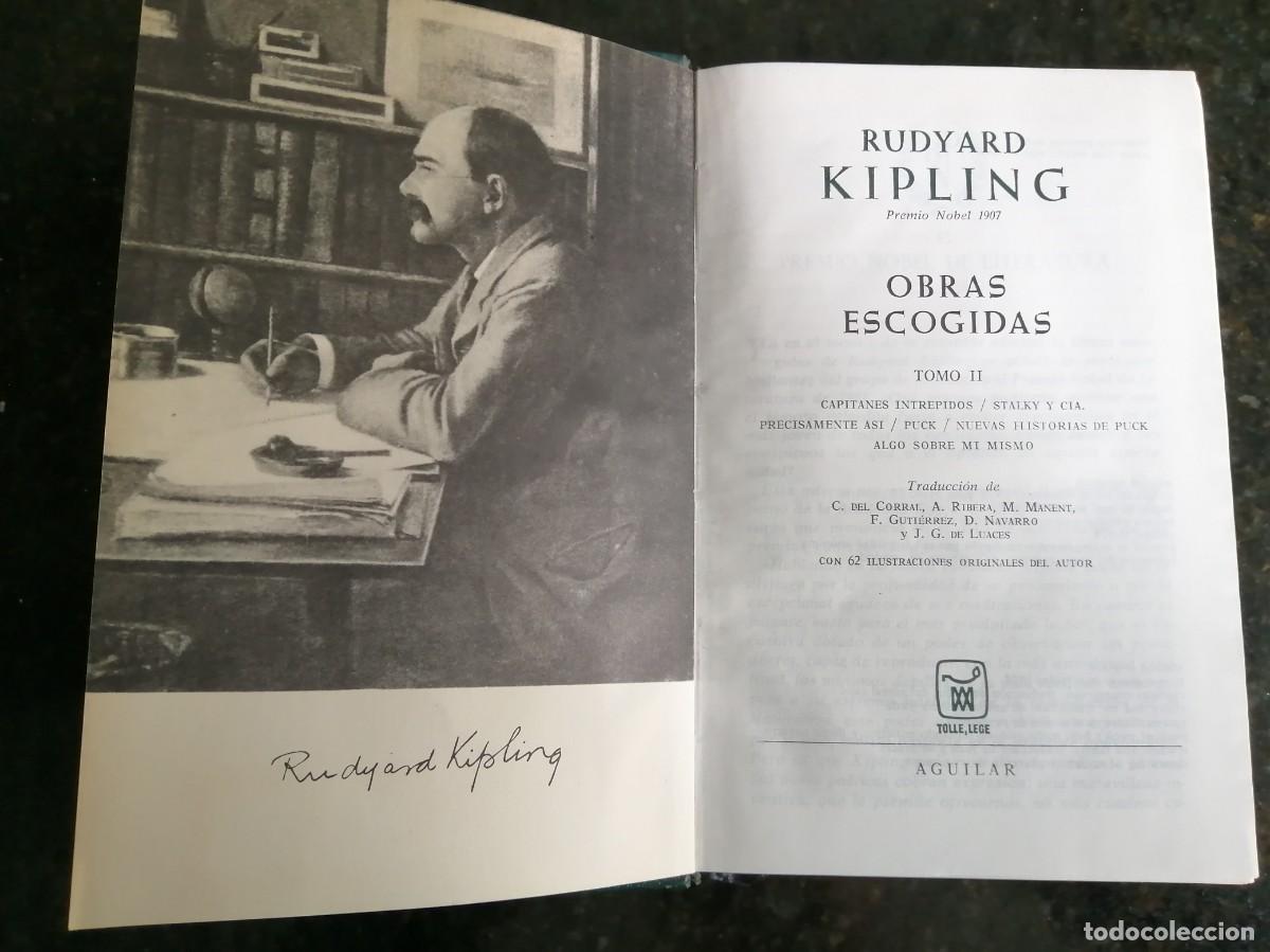 Libros de segunda mano: Rudyard Kipling Obras escogidas II Aguilar - Foto 5
