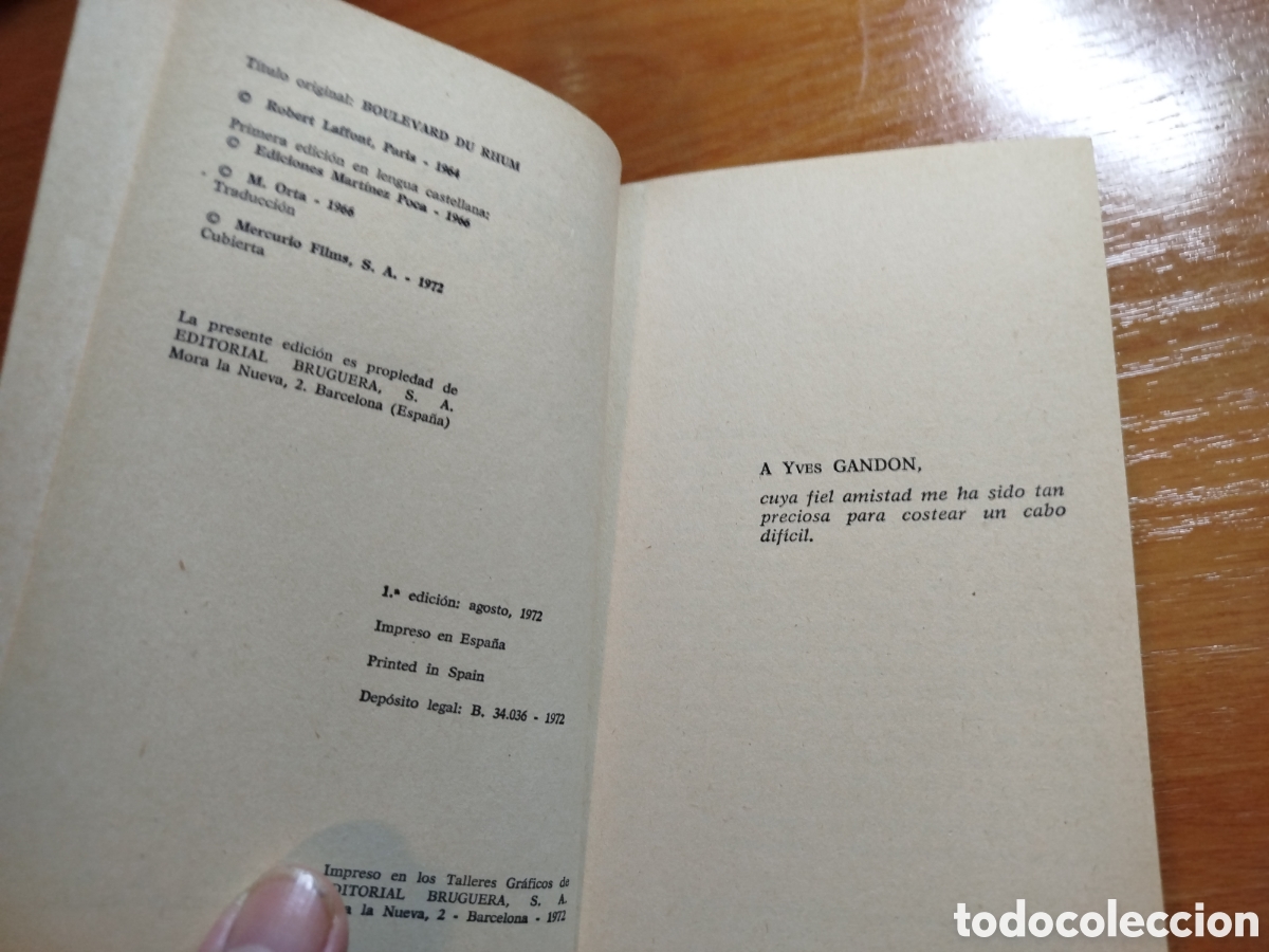 Libros de segunda mano: Bulevard del ron. Jacques pecheral. Bruguera libro amigo - Foto 5