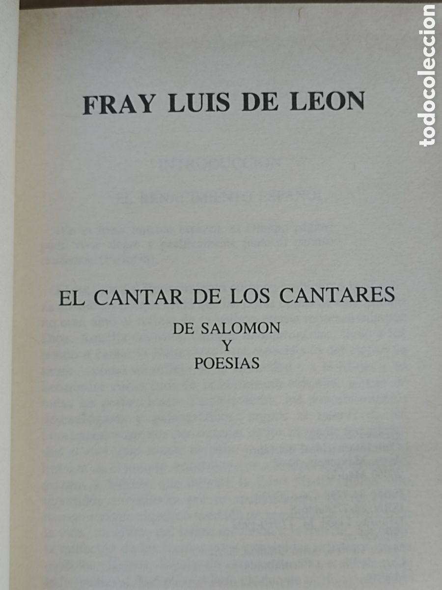 Libros de segunda mano: EL CANTAR DE LOS CANTARES a&ntilde;o 1992 - Foto 2