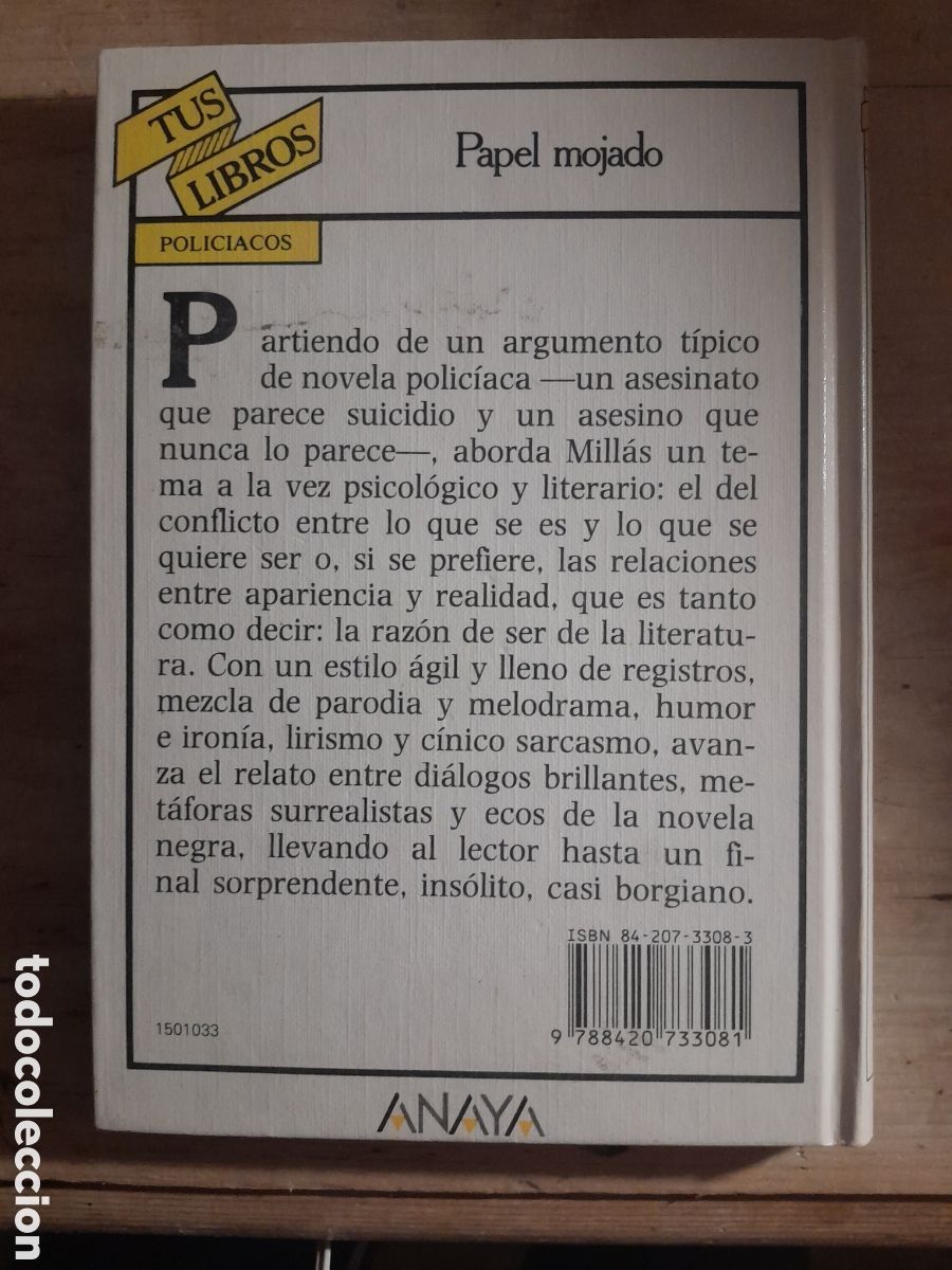 Libros de segunda mano: Papel Mojado, Tus libros. ANAYA - Foto 3