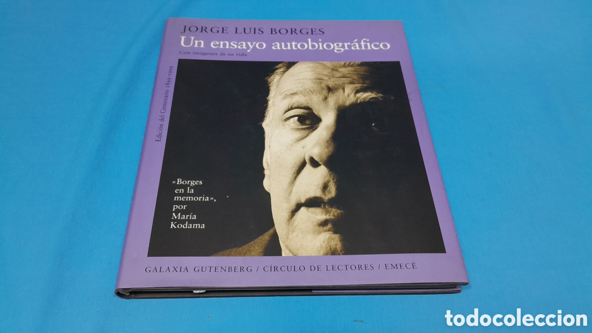 Libros de segunda mano: JORGE LUIS BORGES - UN ENSAYO AUTOBIOGR&Aacute;FICO - Foto 2