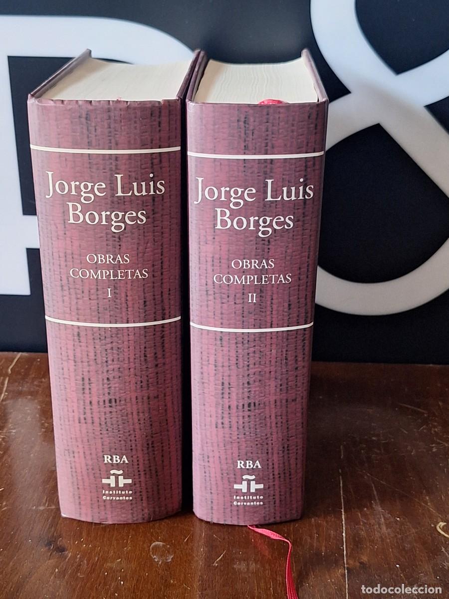Libros de segunda mano: Obras completas - Jos&eacute; Luis Borges - 2 Tomos - RBA - Foto 2