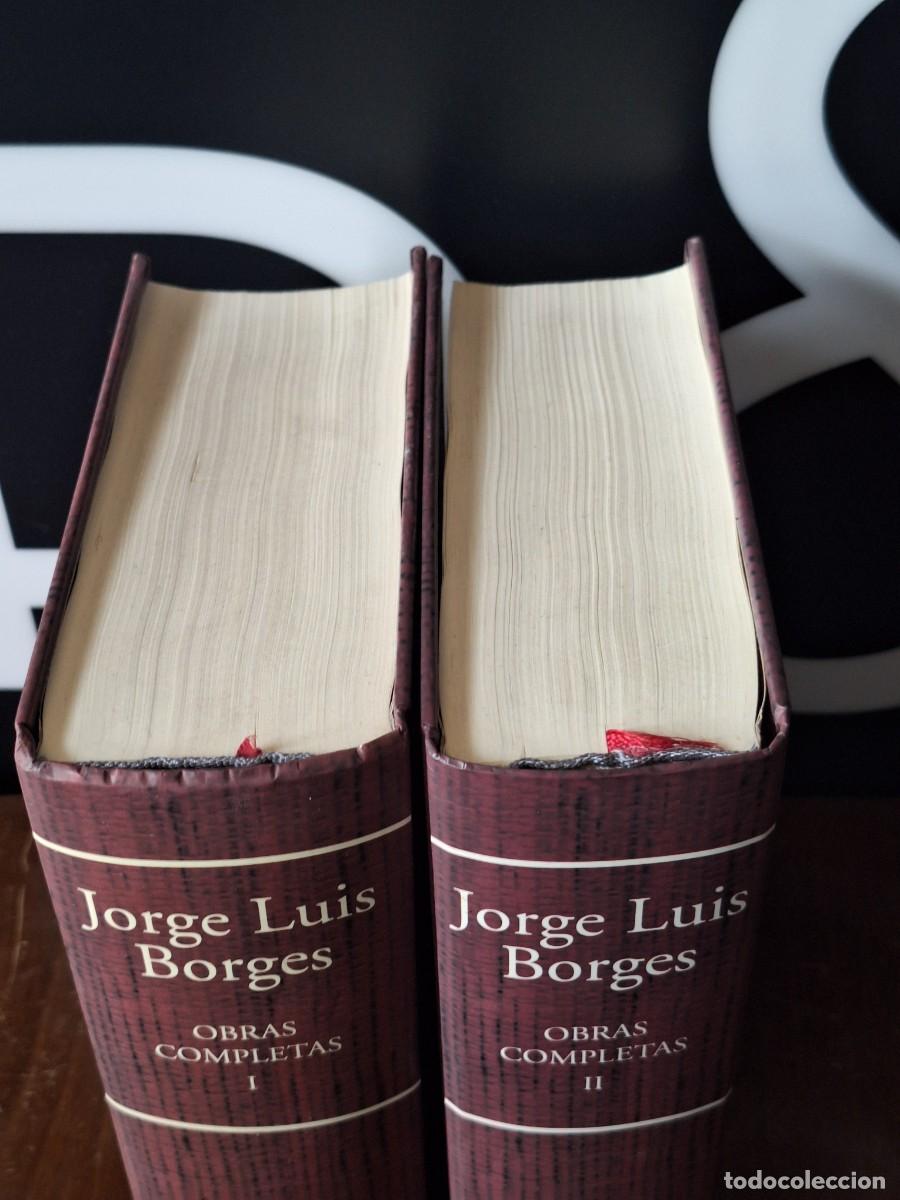 Libros de segunda mano: Obras completas - Jos&eacute; Luis Borges - 2 Tomos - RBA - Foto 5