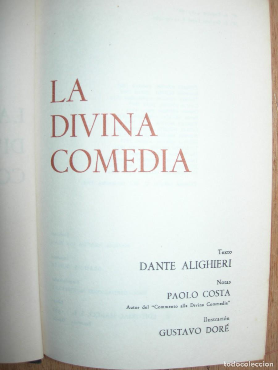 Libros de segunda mano: LA DIVINA COMEDIA / DANTE ALIGHIERI / CL&Aacute;SICOS - Foto 2