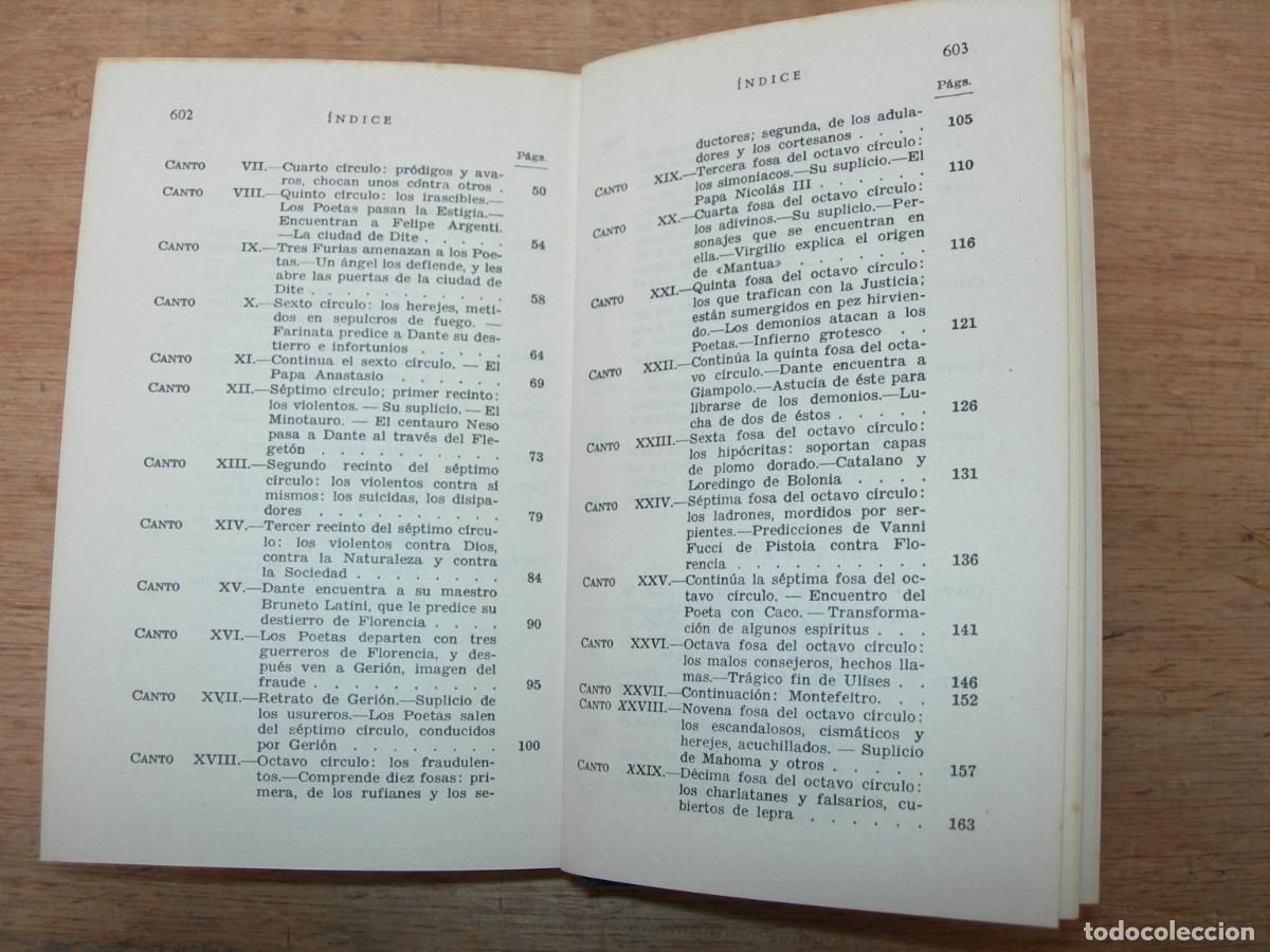 Libros de segunda mano: LA DIVINA COMEDIA / DANTE ALIGHIERI / CL&Aacute;SICOS - Foto 4