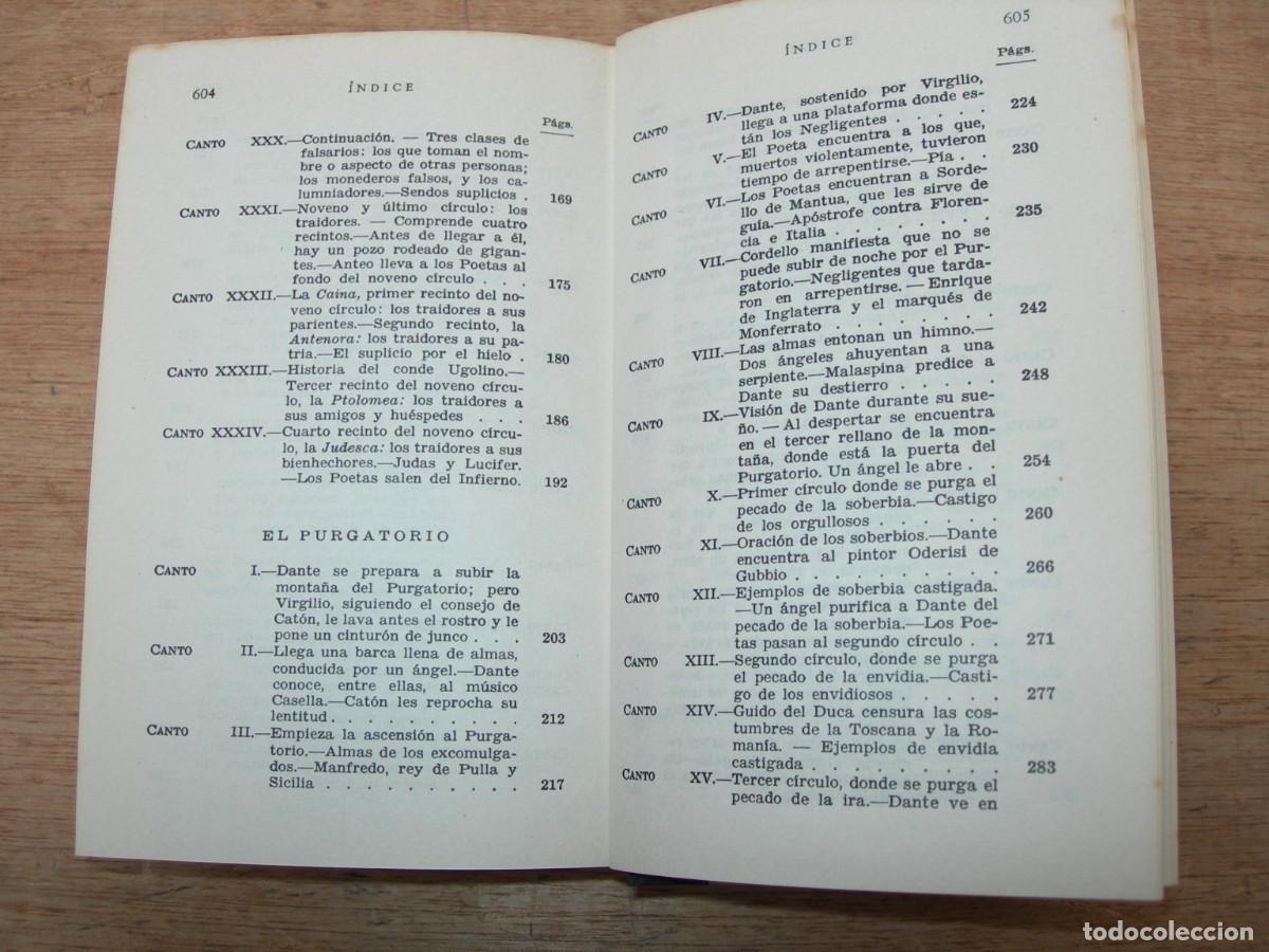 Libros de segunda mano: LA DIVINA COMEDIA / DANTE ALIGHIERI / CL&Aacute;SICOS - Foto 5