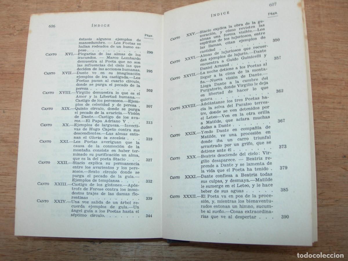 Libros de segunda mano: LA DIVINA COMEDIA / DANTE ALIGHIERI / CL&Aacute;SICOS - Foto 6