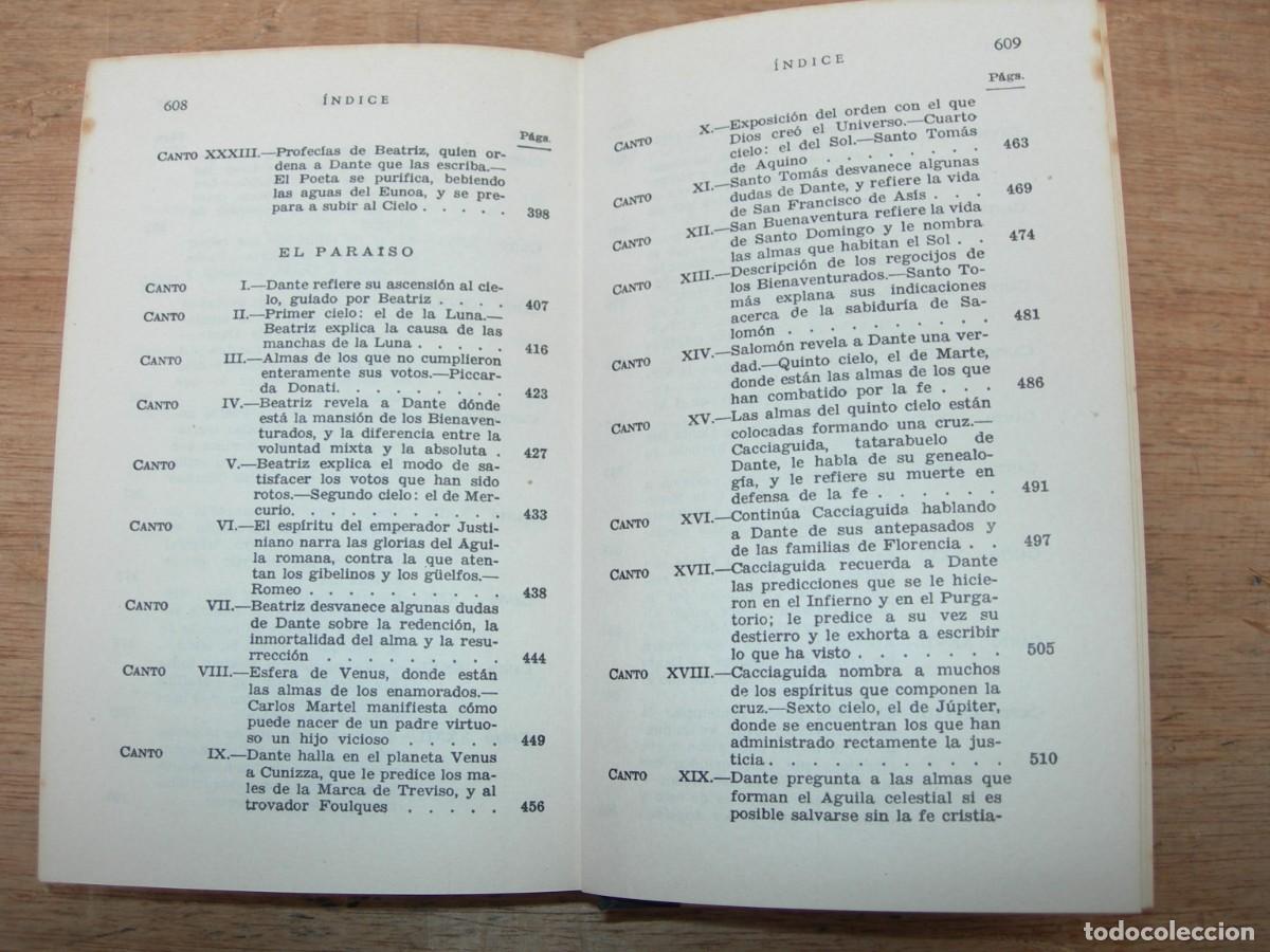 Libros de segunda mano: LA DIVINA COMEDIA / DANTE ALIGHIERI / CL&Aacute;SICOS - Foto 7