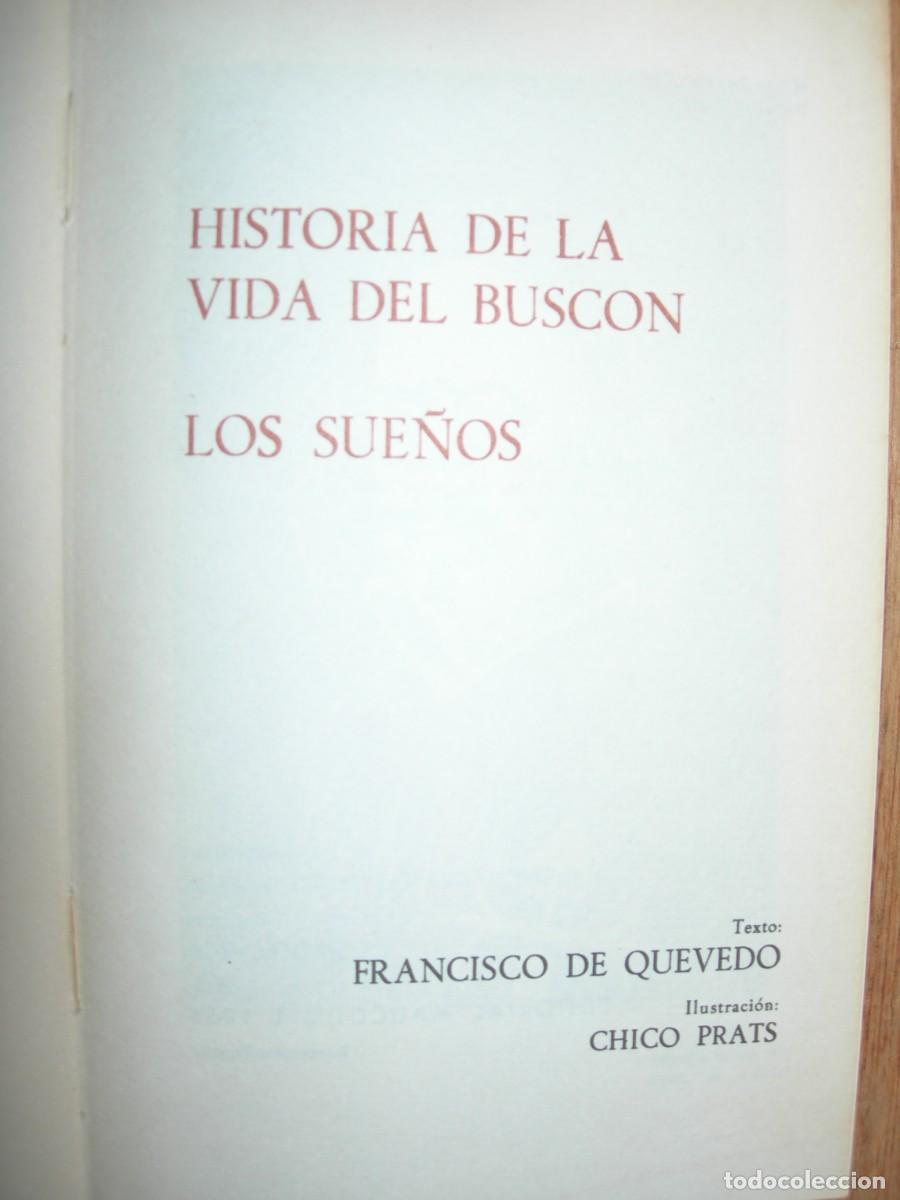 Libros de segunda mano: HISTORIA DE LA VIDA DEL BUSC&Oacute;N - LOS SUE&Ntilde;OS / FRANCISCO DE QUEVEDO / CL&Aacute;SICOS - Foto 2
