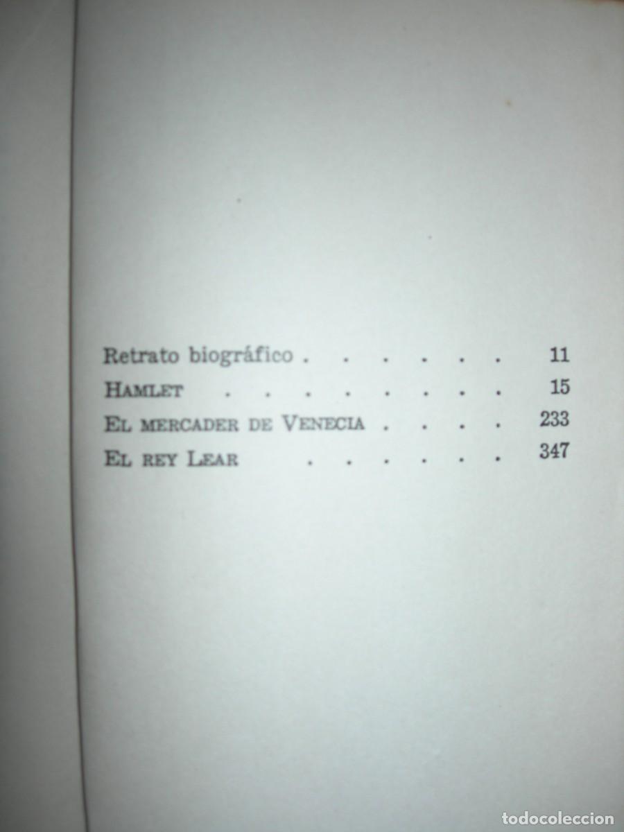 Libros de segunda mano: DRAMAS / WILLIAM SHAKESPEARE / CL&Aacute;SICOS - Foto 3