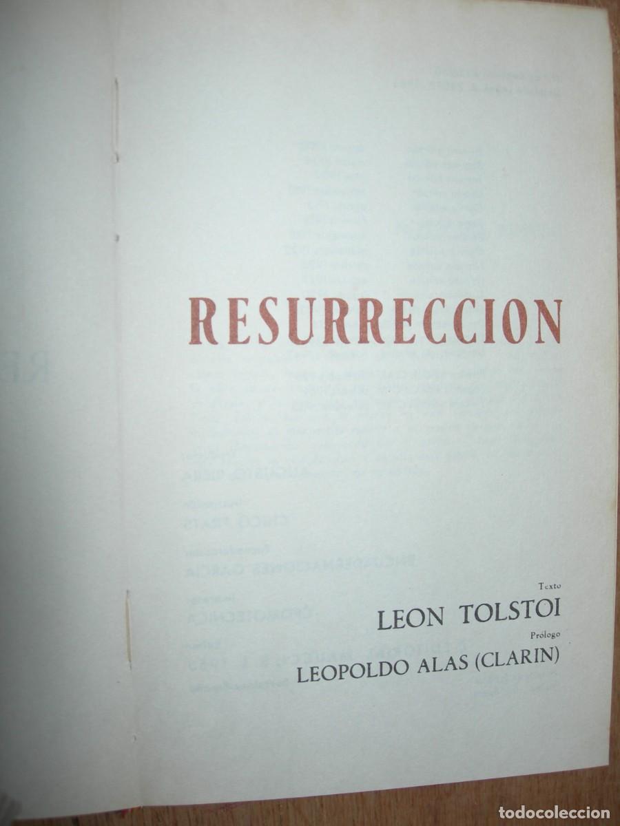 Libros de segunda mano: RESURRECCI&Oacute;N / LE&Oacute;N TOLSTOI / CL&Aacute;SICOS - Foto 2