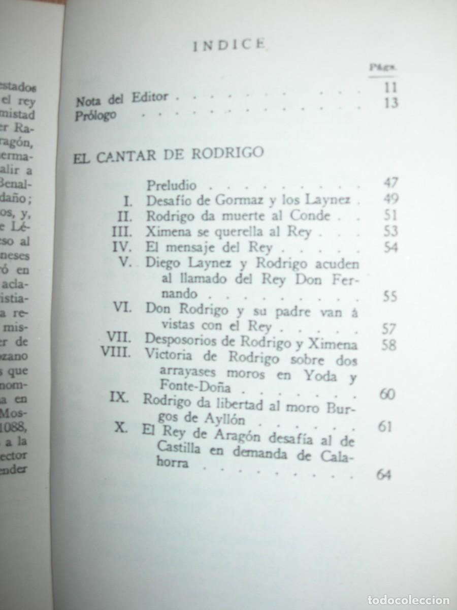 Libros de segunda mano: POEMA DEL CID / AN&Oacute;NIMO / CL&Aacute;SICOS - Foto 3