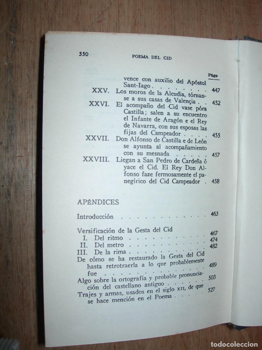 Libros de segunda mano: POEMA DEL CID / AN&Oacute;NIMO / CL&Aacute;SICOS - Foto 9