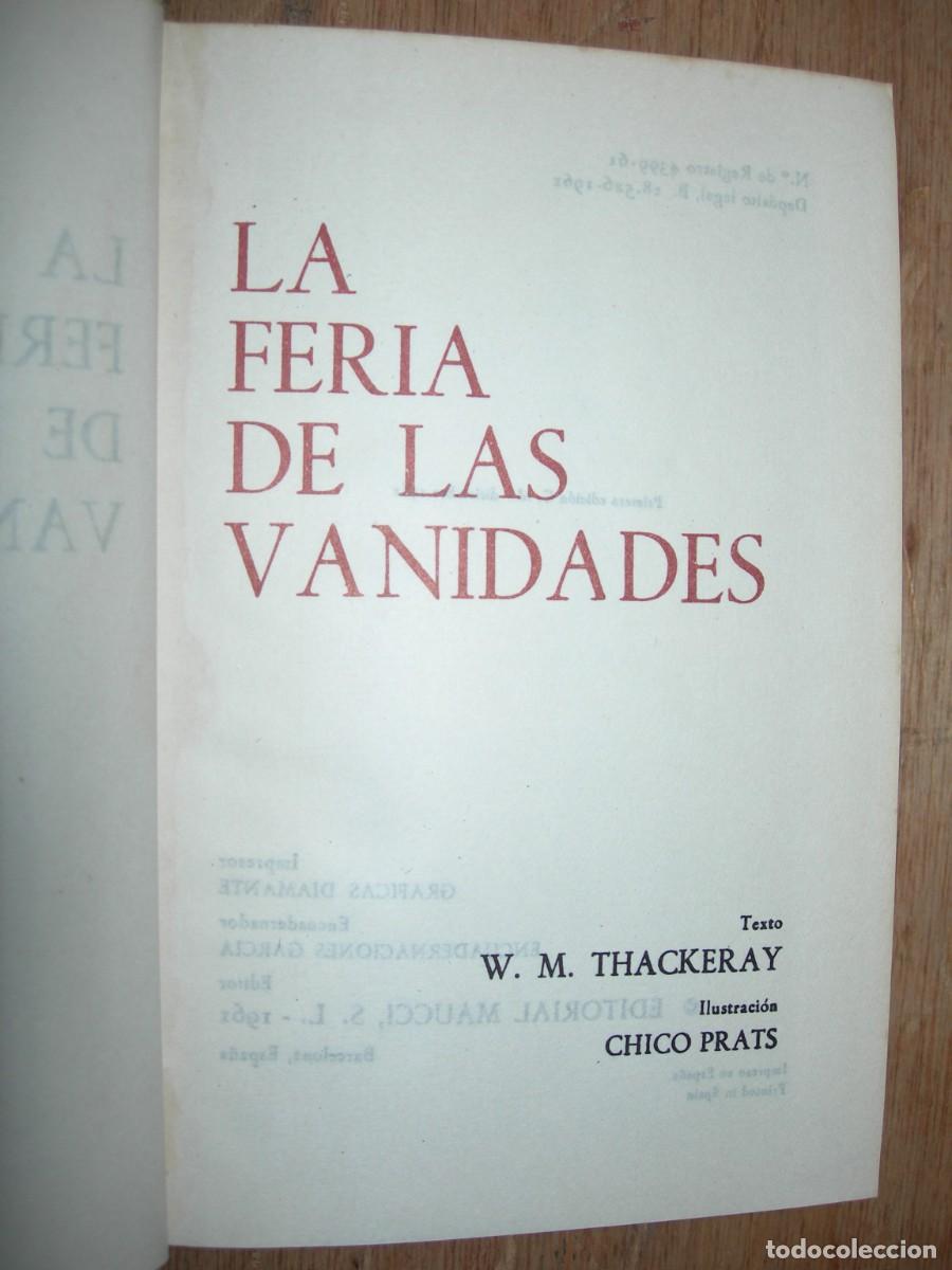 Libros de segunda mano: LA FERIA DE LAS VANIDADES / W. M. THACKERAY / CL&Aacute;SICOS - Foto 2
