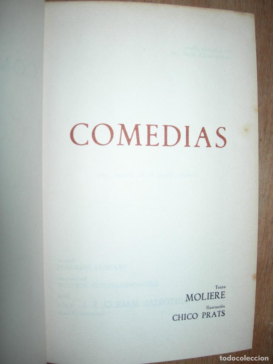 Libros de segunda mano: COMEDIAS / MOLIERE / CL&Aacute;SICOS - Foto 2