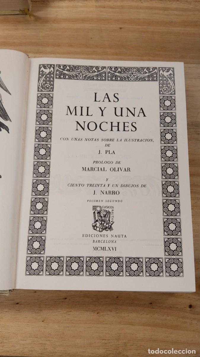Libros de segunda mano: Las Mil y Una Noches - Cl&aacute;sicos Nauta 1966 - Foto 4