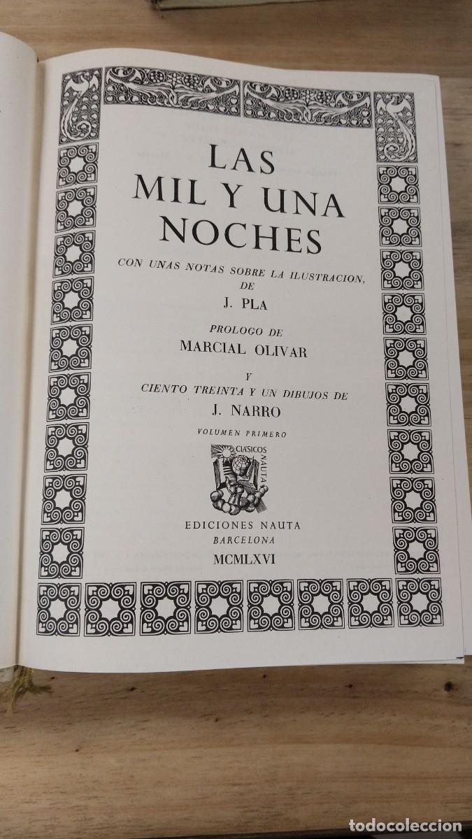 Libros de segunda mano: Las Mil y Una Noches - Cl&aacute;sicos Nauta 1966 - Foto 5