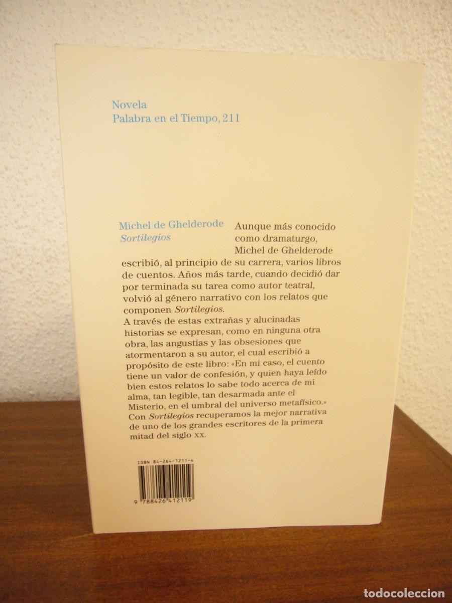 Libros de segunda mano: MICHEL DE GHELDERODE: SORTILEGIOS (LUMEN, 1992) EXCELENTE ESTADO - Foto 3