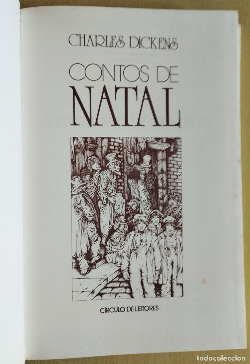 Libros de segunda mano: Contos de Natal de Charles Dickens - Foto 3