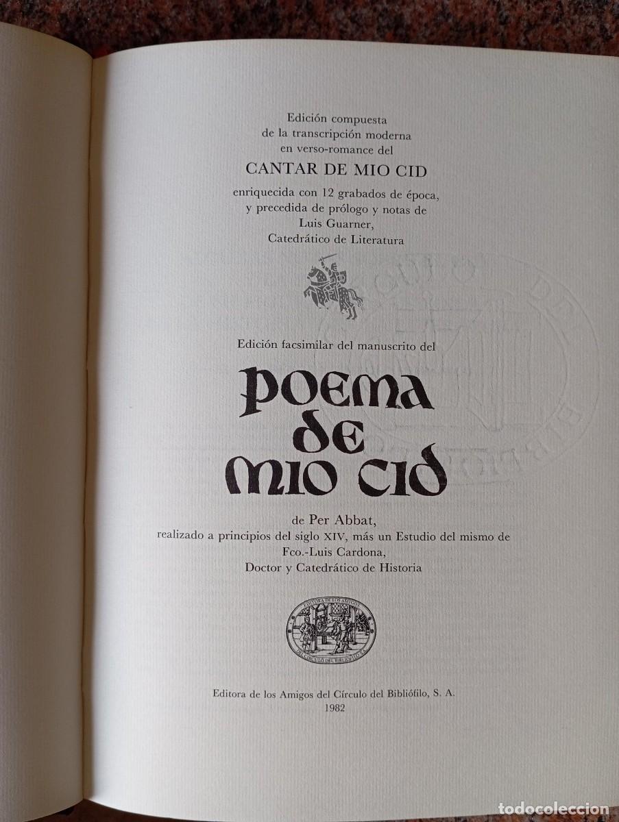 Libros de segunda mano: POEMA DE MIO CID - IBERIA 1981 - Foto 2