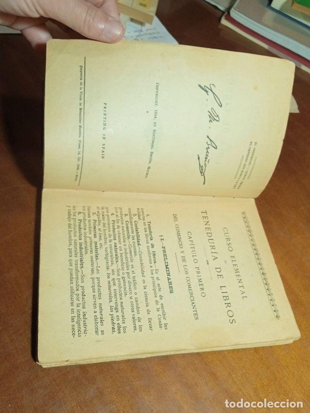 Libros de segunda mano: Tenedur&iacute;a de libros,libro antiguo - Foto 3