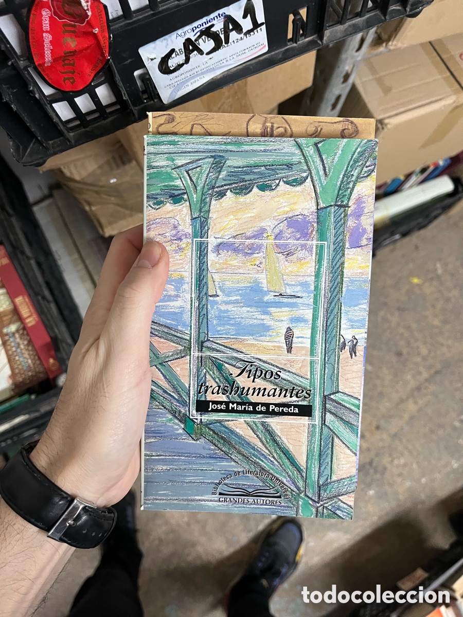 Libros de segunda mano: Caja1 Tipos trashumantes Jos&eacute; Mar&iacute;a de Pereda - Foto 1