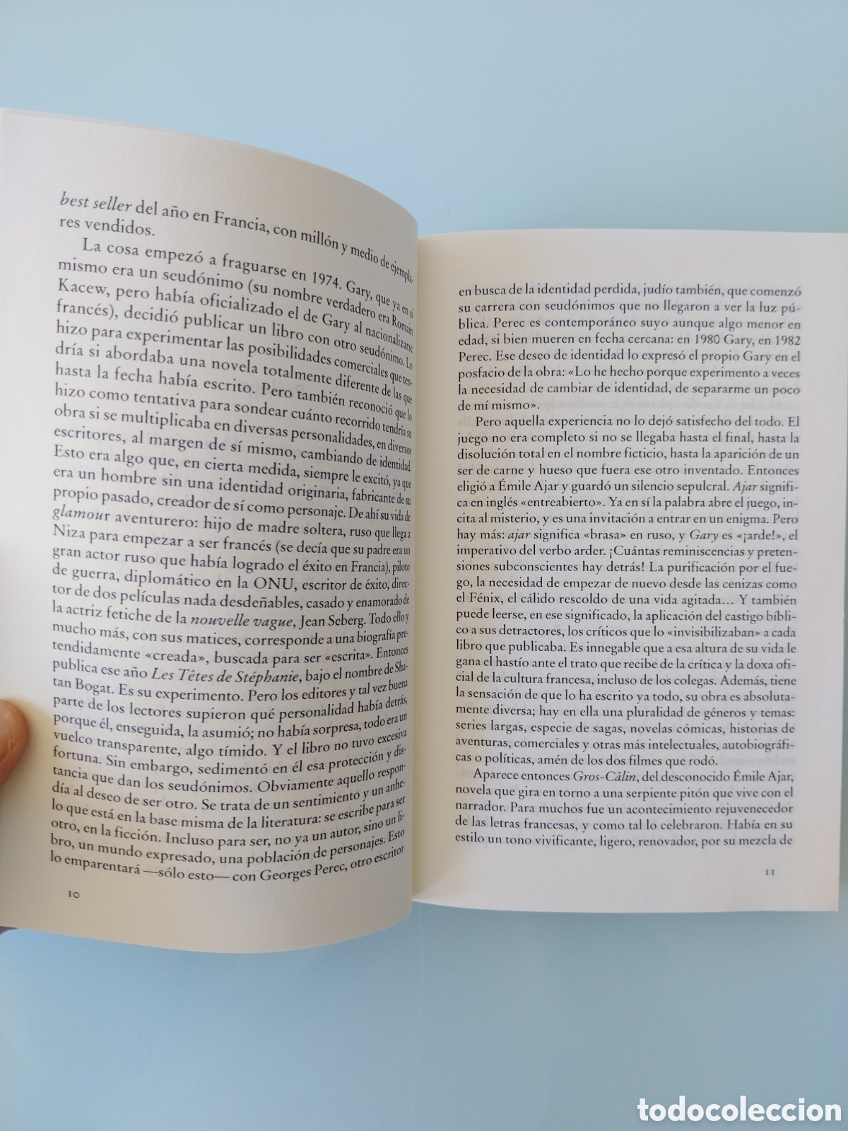 Libros de segunda mano: LA VIDA ANTE S&Iacute; de ROMAIN GARY, EDITORIAL DEBOLSILLO - Foto 7