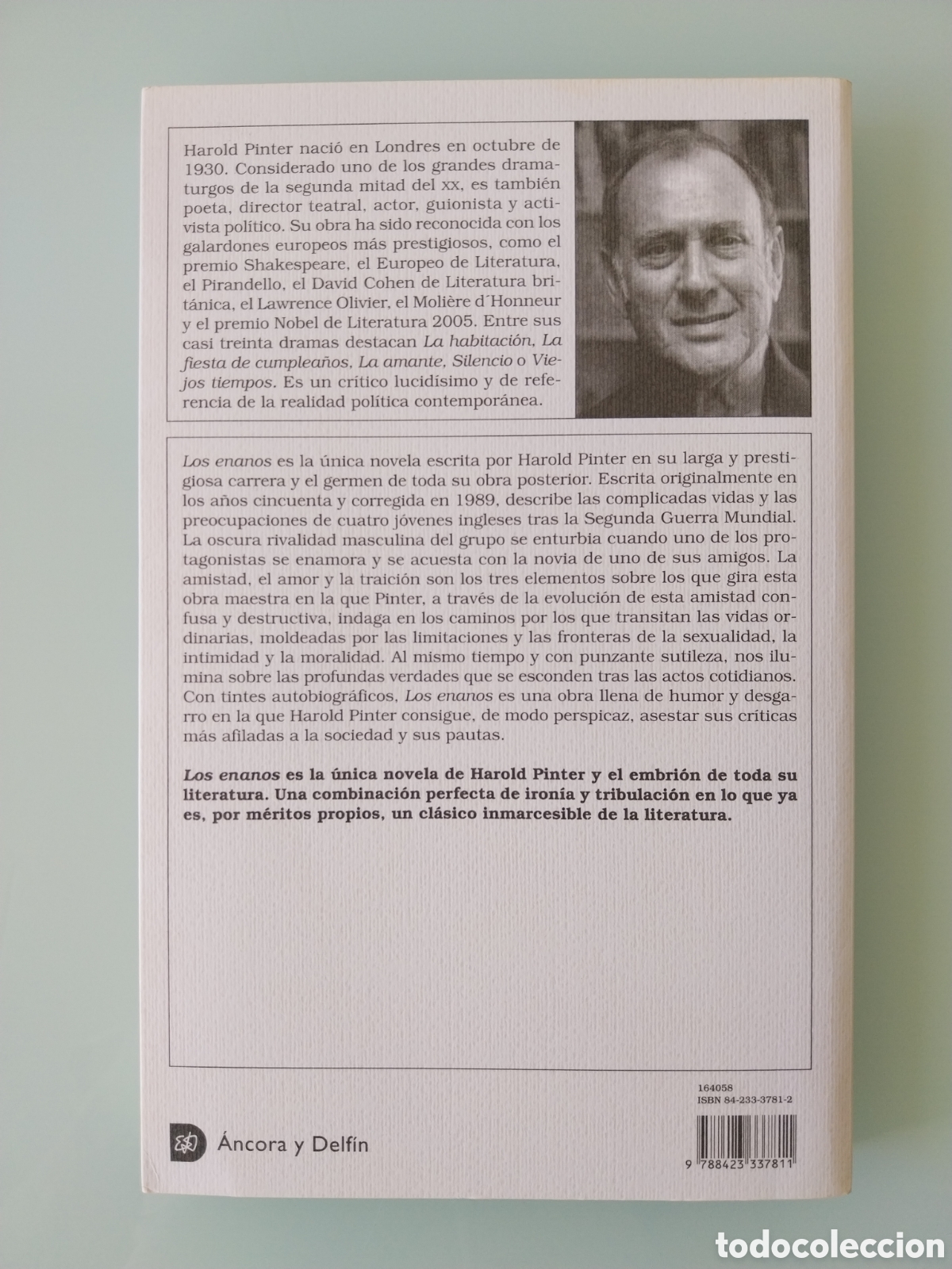 Libros de segunda mano: LOS ENANOS de HAROLD PINTER, EDITORIAL DESTINO - Foto 2