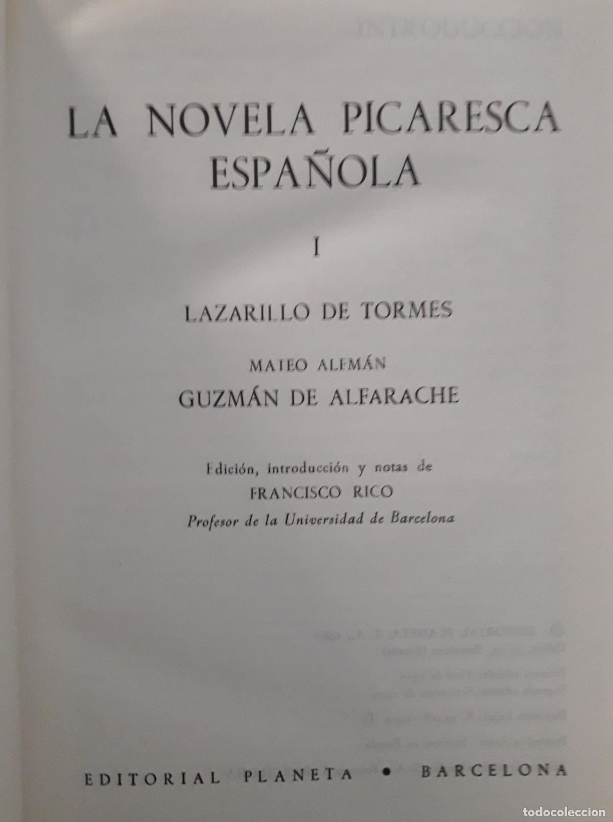 Libros de segunda mano: La novela picaresca espa&ntilde;ola - Planeta, en estuche. - Foto 3