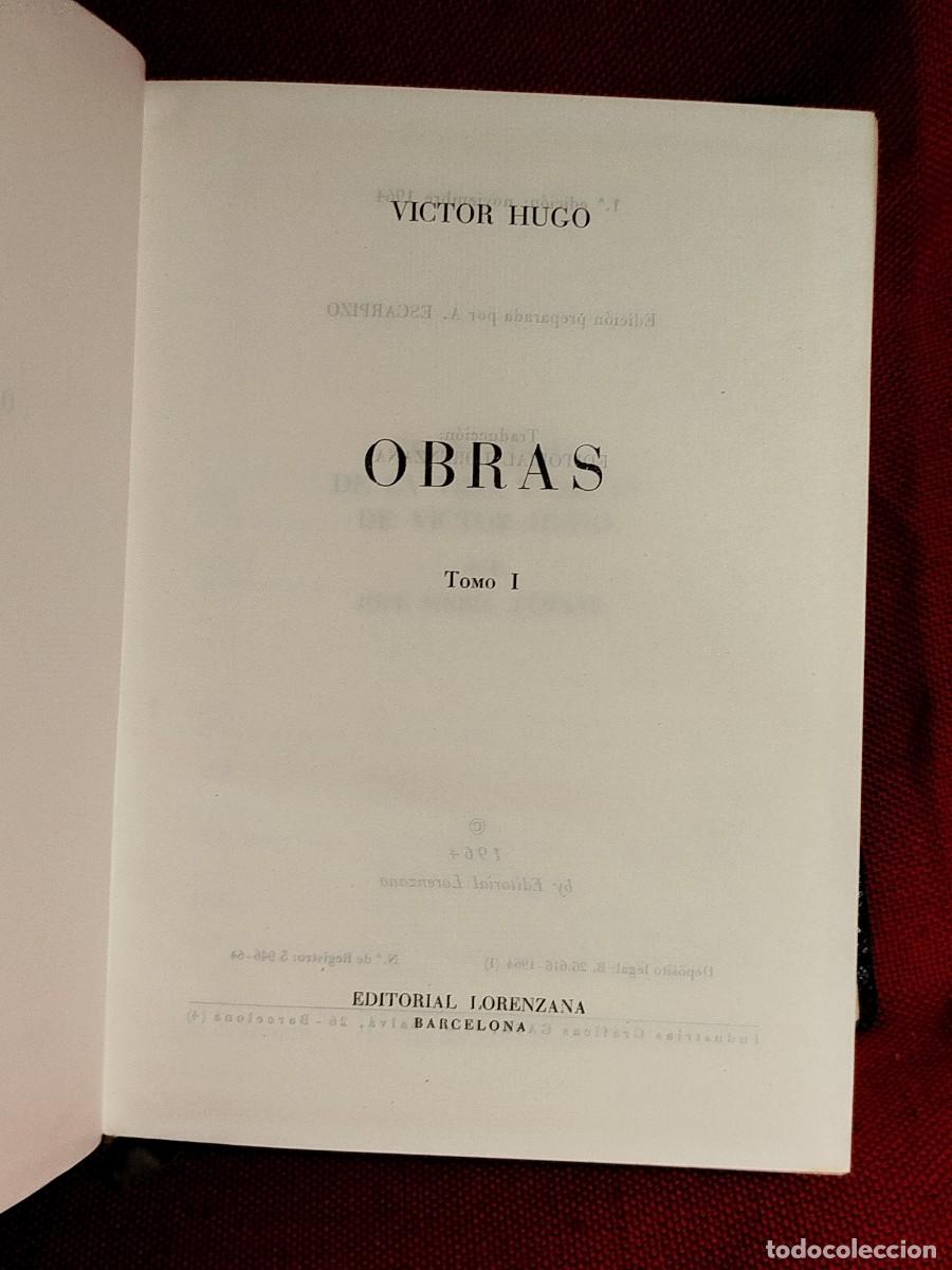 Libros de segunda mano: 1964. Obras. V&iacute;ctor Hugo. - Foto 3