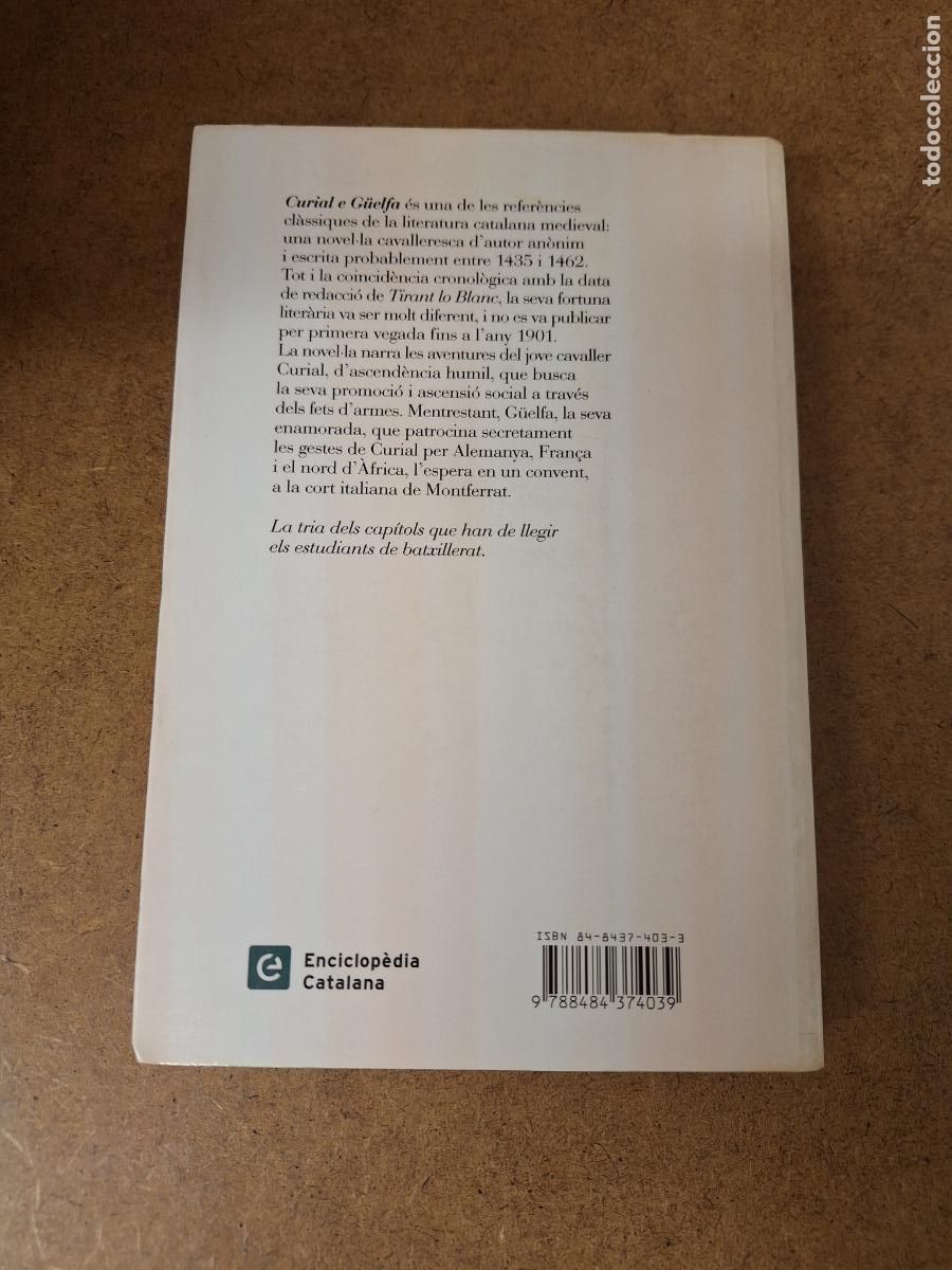 Libros de segunda mano: Curial e G&uuml;elfa - Josep Camps - Foto 2