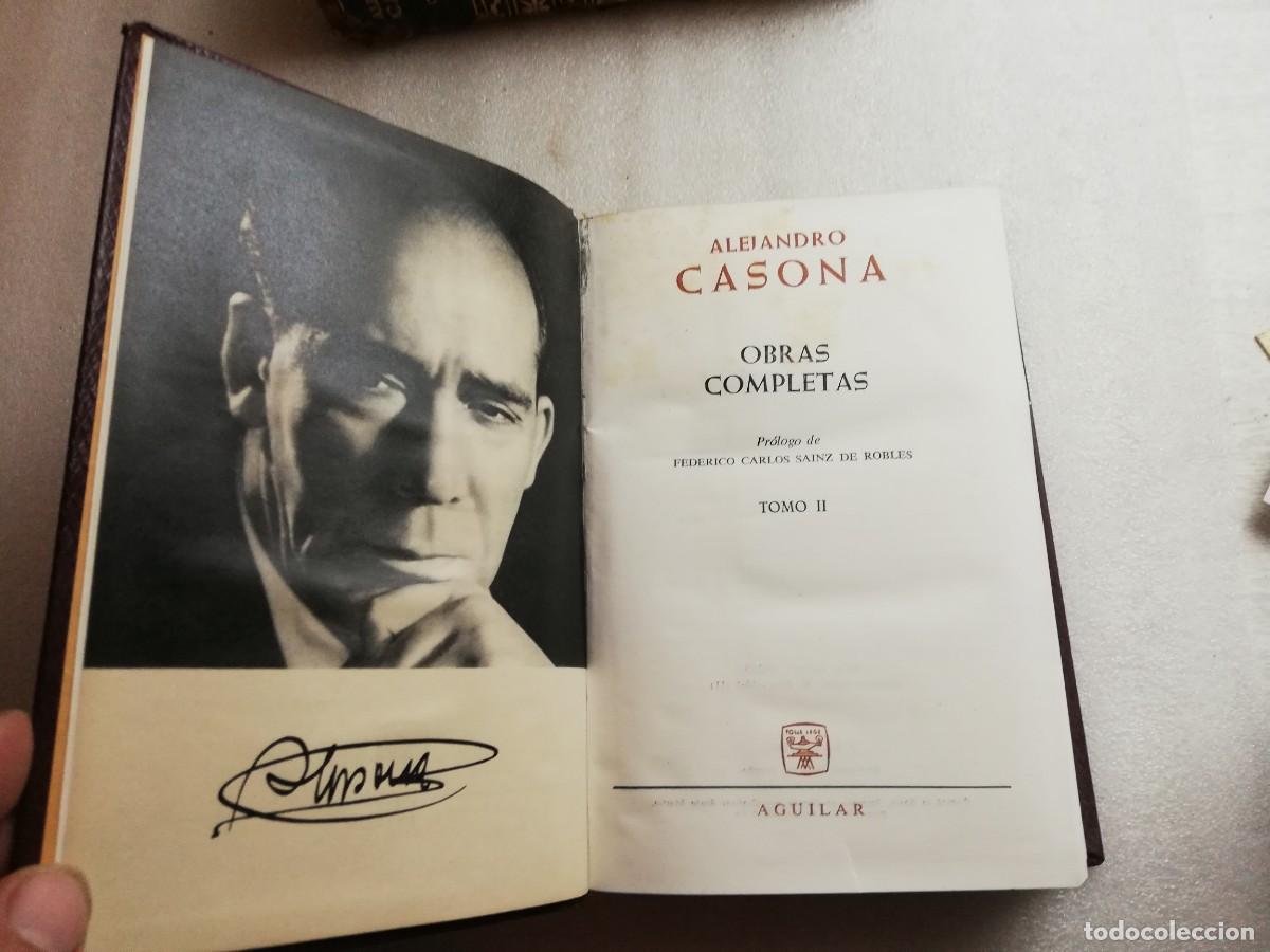Libros de segunda mano: OBRAS COMPLETAS, ALEJANDRO CASONA, AGUILAR, 2 TOMOS - Foto 2